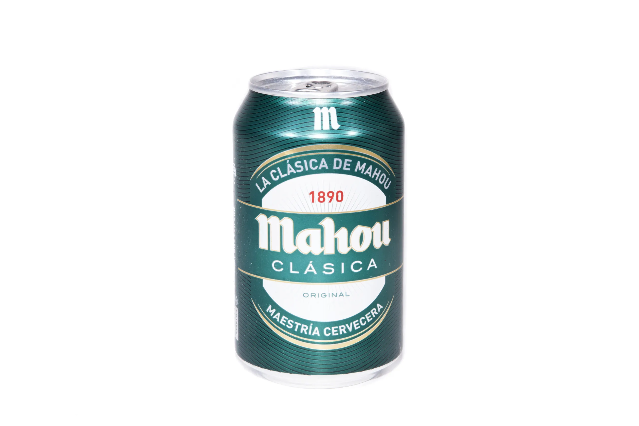 Lata cerveza Mahou ocultación — imagen 2